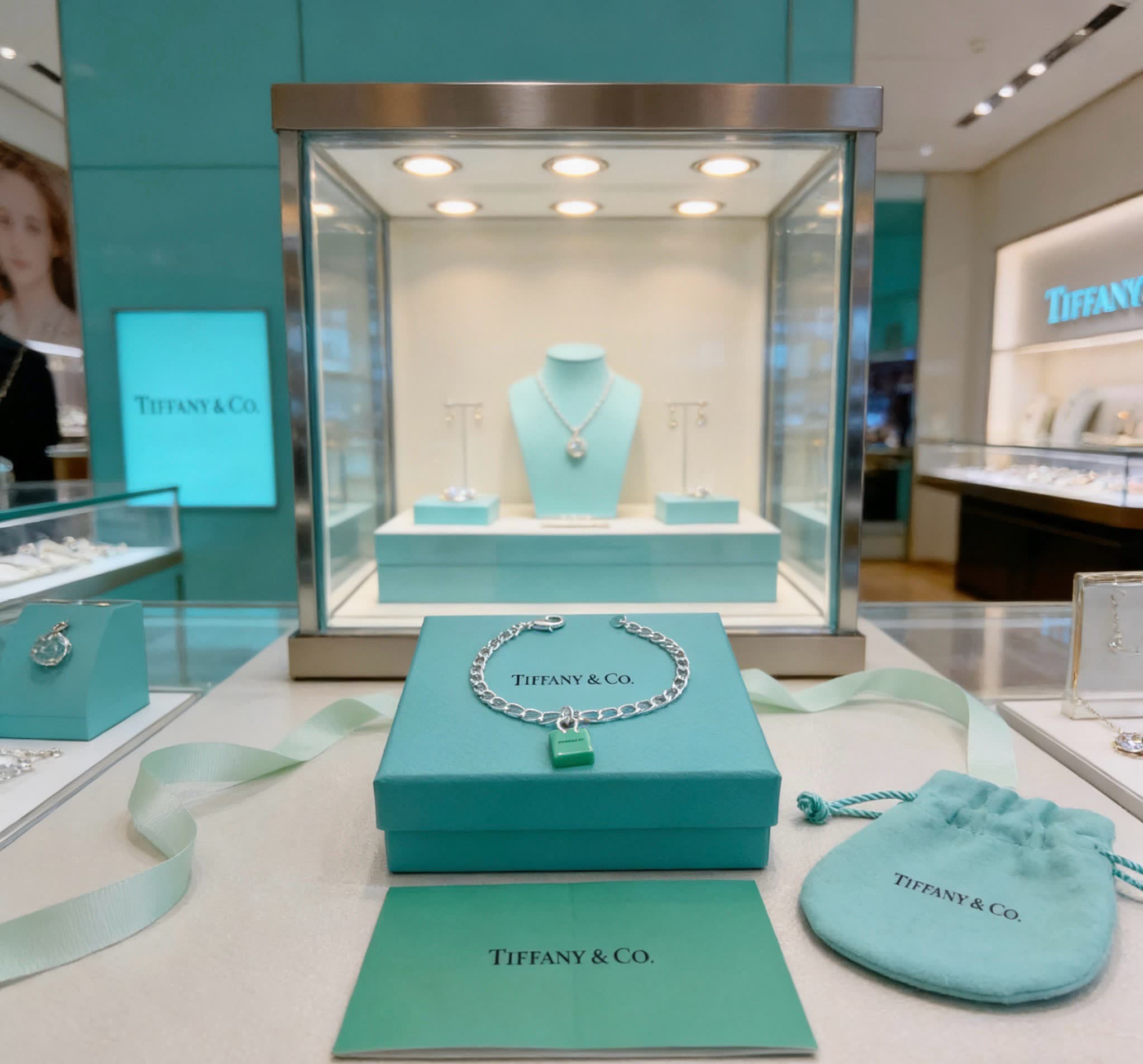 Tiffany & Co. Silver Charm Bracelet